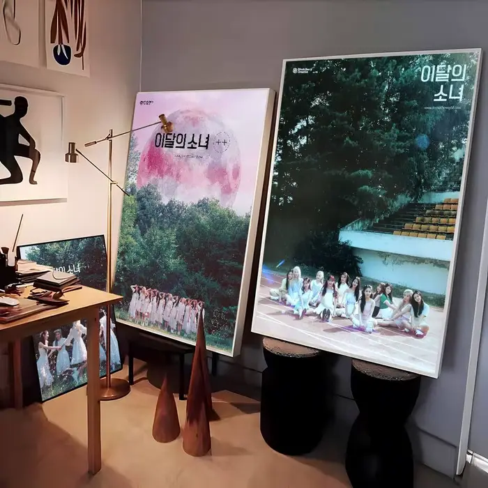 Affiche populaire célèbre coréenne Kpop Band l-loonas