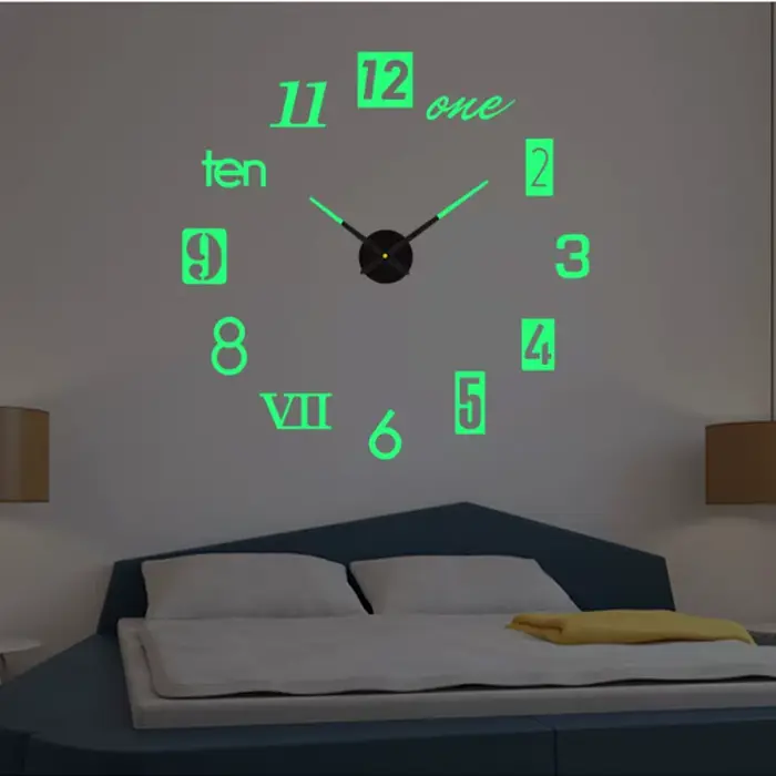 Horloge murale silencieuse Shoous créative