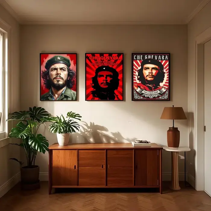 Affiche de héros révolutionnaire de célébrité Che Guevara