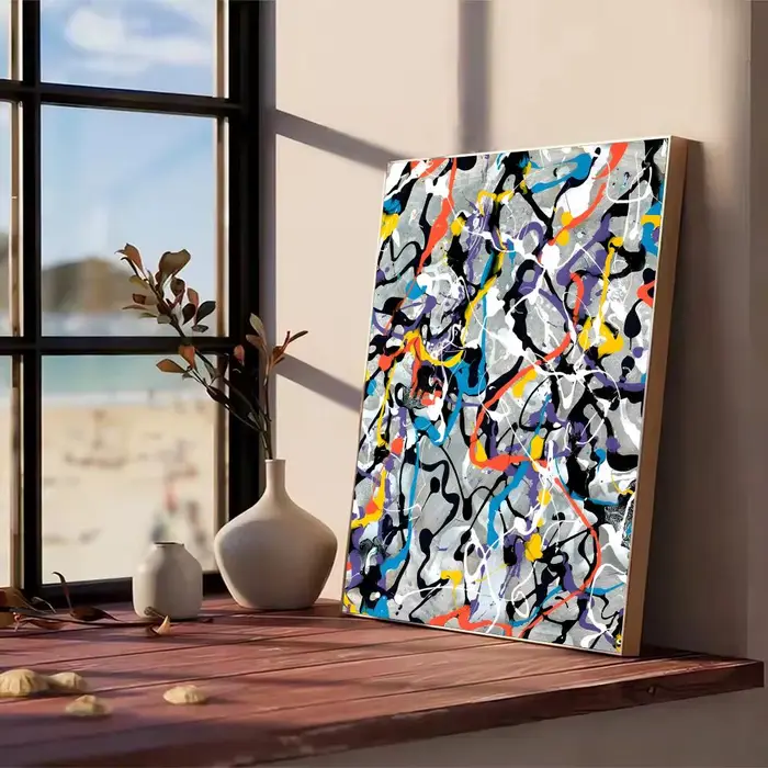 Art abstrait J-Jackson P-Pollock