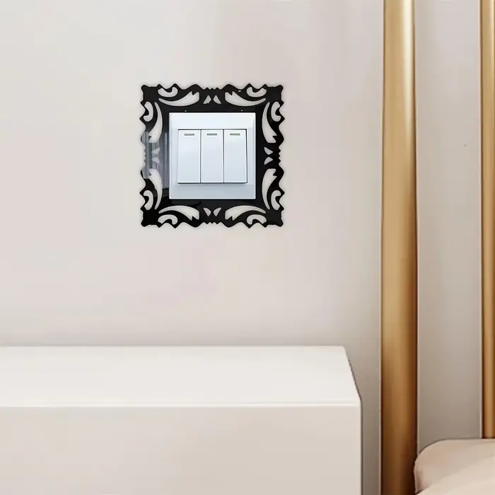 4 pièces 15X15cm interrupteur autocollant décor à la maison Stickers muraux