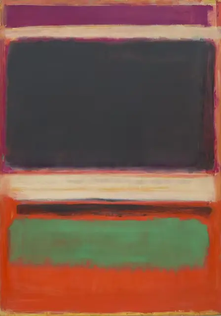 Peinture sur toile abstraite Mark Rothko, 1 pièce, affiche d'art moderne et imprimés, images murales