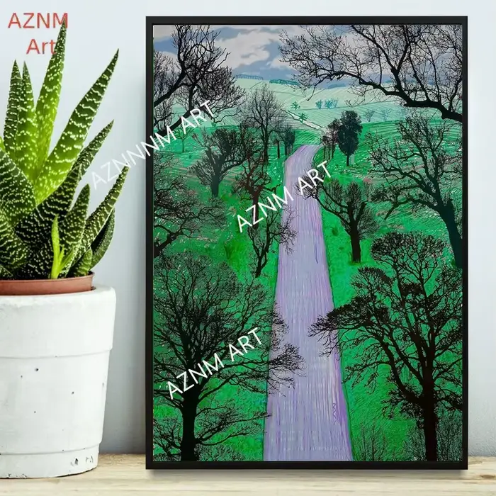 David Hockney, l'arrivée du printemps