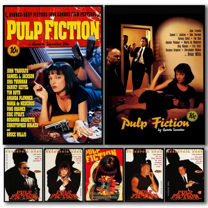 Affiche de films classiques P-Pulp F-Fiction