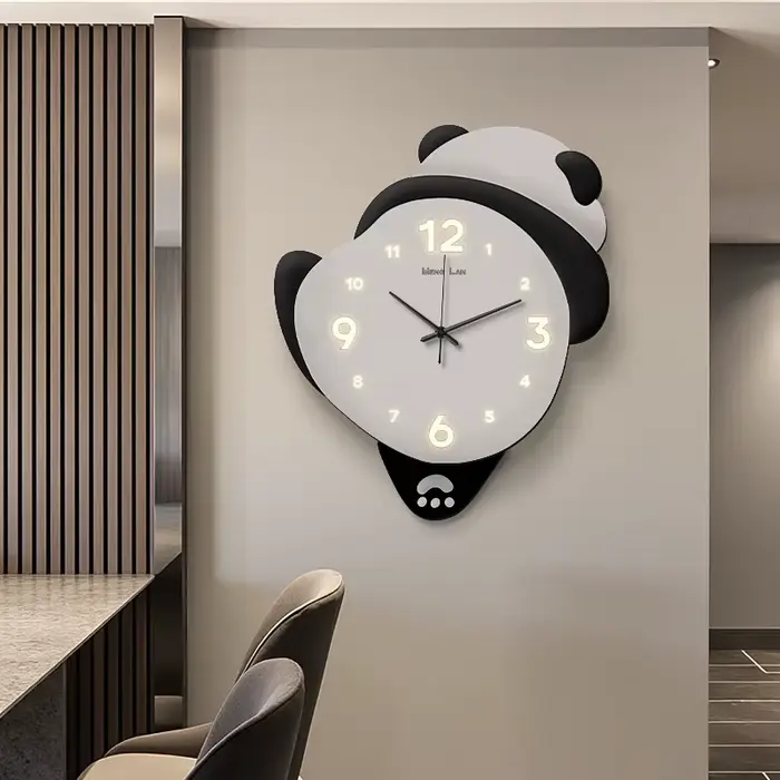 Animal Kawaii horloge murale Unique salon pendule mignon