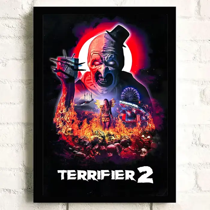 Terrifier 2 – affiche de film esthétique