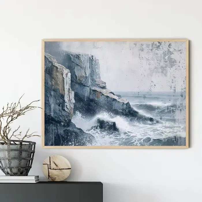 Toile d'art mural de paysage Vintage