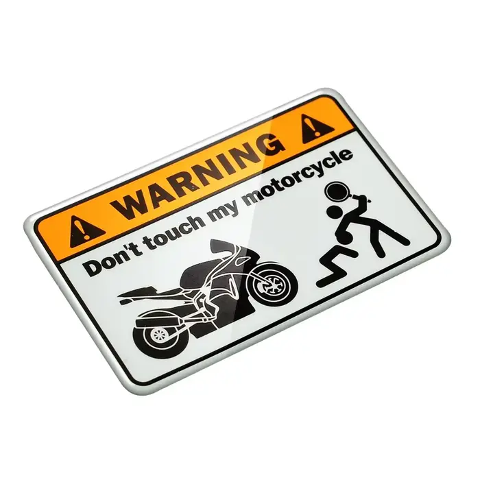 Ne touchez pas ma Moto autocollants Moto décalcomanies réservoir autocollants étui pour Kawasaki Suzuki Ducati Aprilia Honda Yamaha