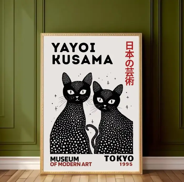 Impression d'art mural Yayoi Kusama