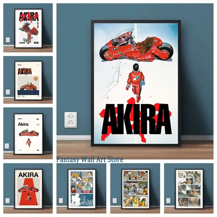 Affiche Manga Page Akira 80s