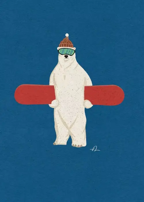 Affiches d'animaux de surf amusants, peinture sur toile, paresseux, ours, Panda, zèbre, renard, imag