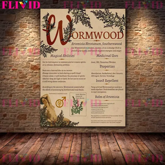 Affiche imprimée du Grimoire vert