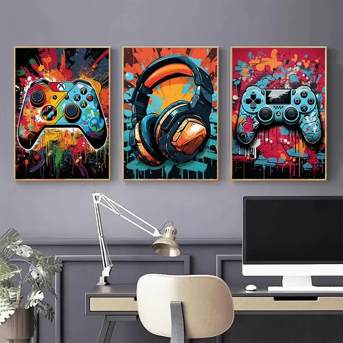 Affiche de jeu Graffiti imprimée