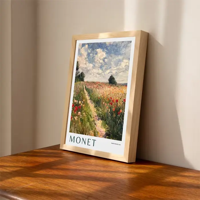 Monet – affiche de champ de coquelicot