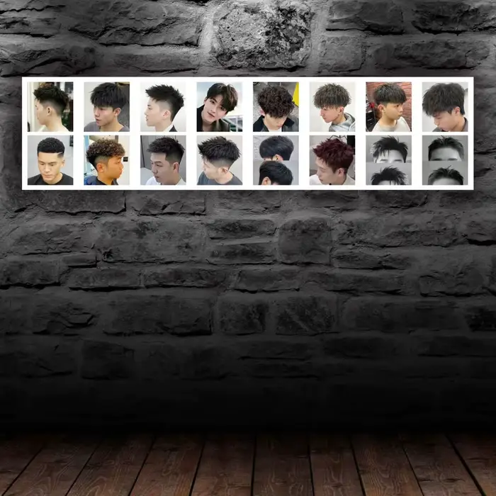 Affiche de coiffure tendance