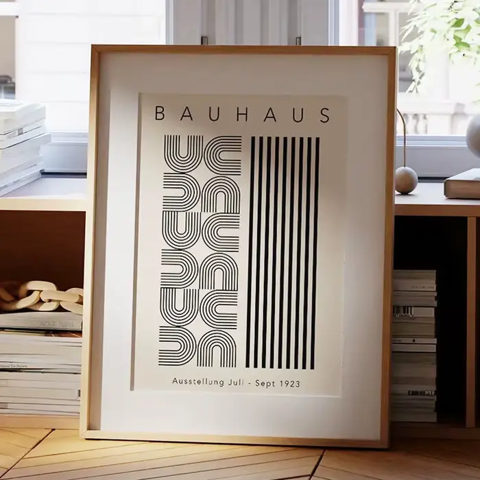 Bauhaus Geometric Lines Rainbow Abstract Wall Art Posters Prints Nordic Canvas Painting Hotel Bar Pictures For Living Room Decor