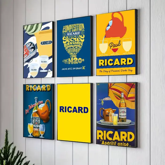 R-RicardES Affiche de bière pour salon