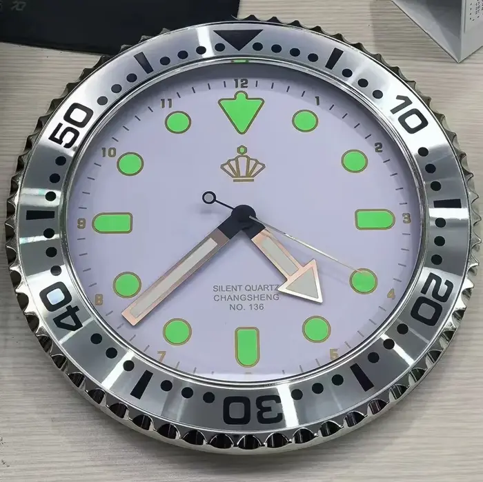 30cm horloge murale Design moderne silencieux Quartz aiguille luxe horloges murales balayage seconde maison