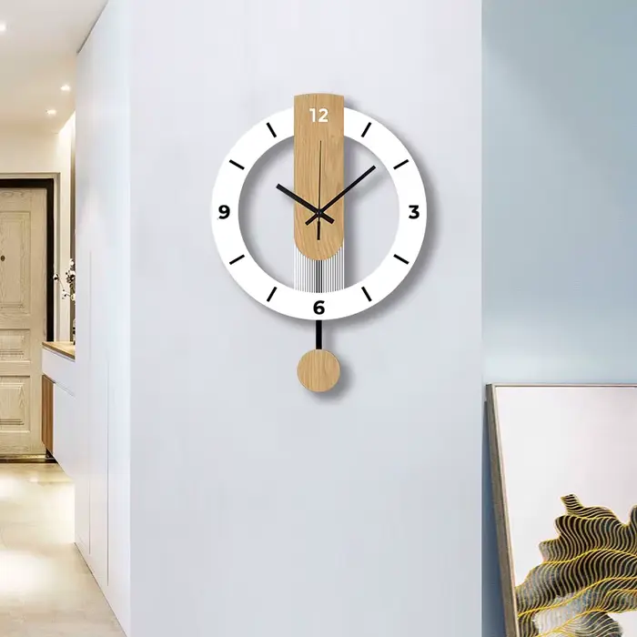 Horloge à pendule créative en acrylique