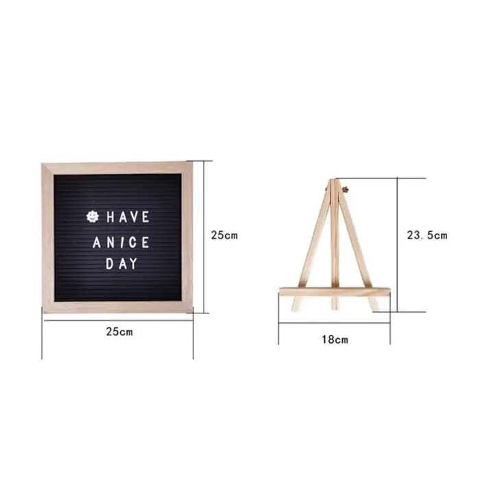 Tableau à lettres en bois Durable