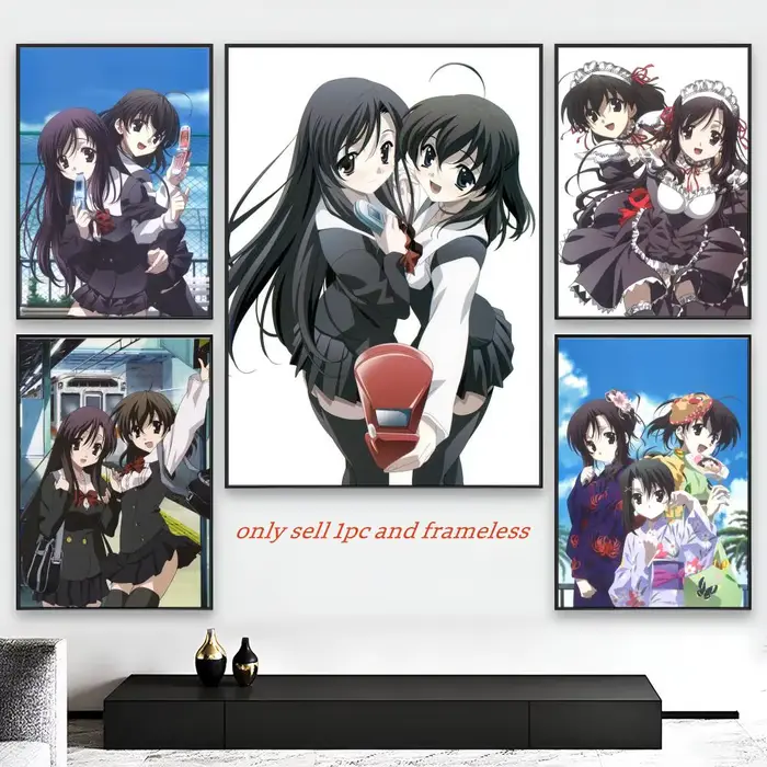 Affiche Anime School Days HD autocollante