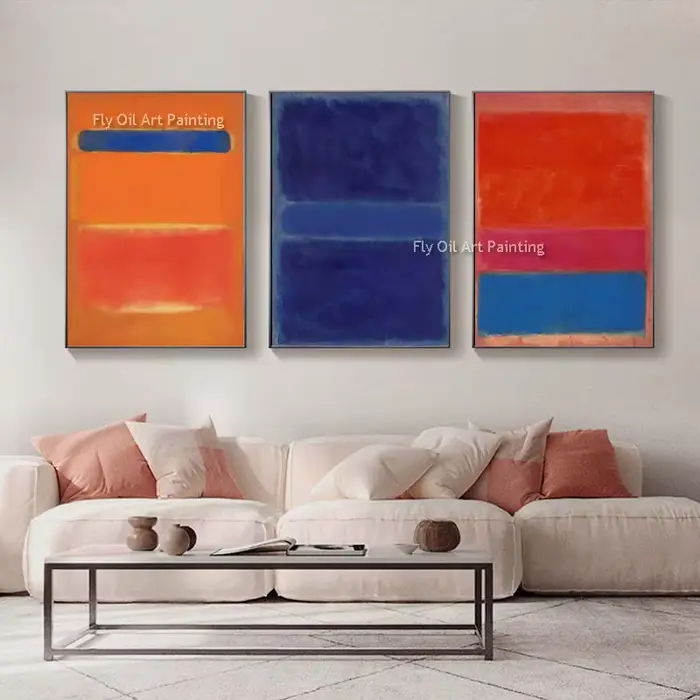 Rothko-Peinture à l'huile sur toile