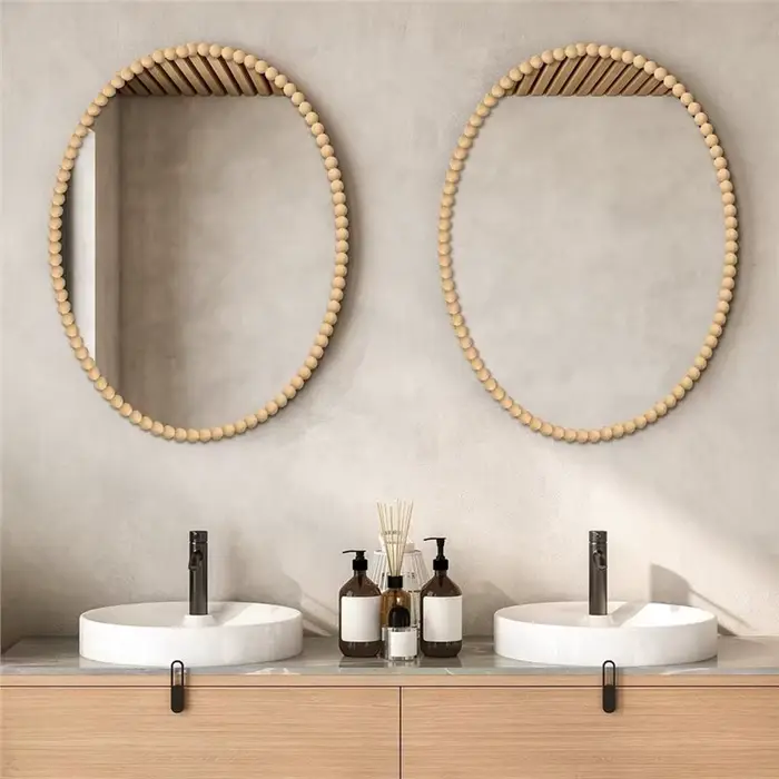 Wall – Moulure décorative flexible autocollante pour cadre de miroir de salle de bain