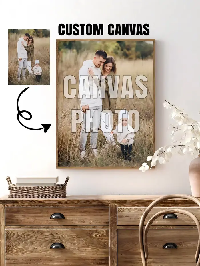 Affiche en toile personnalisable avec cadre