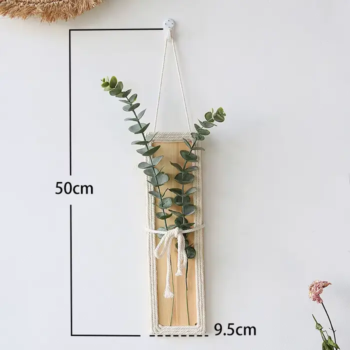 Décoration murale bohème avec corde tissée à la main, décoration murale Simple pour la maison, le sa