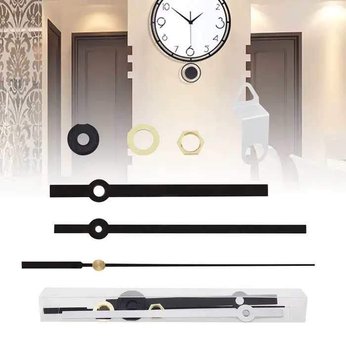 Mécanismes de mouvement d'horloge murale silencieux à piles à Quartz pour bricolage/réparation