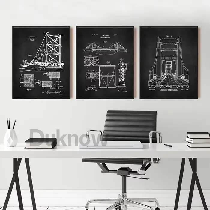 Affiches de brevet de pont