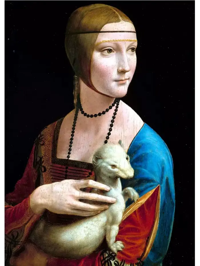 Célèbre œuvre d'art de Léonard de Vinci, Mona Lisa, Salvator Mundi, peinture au diamant et impressio