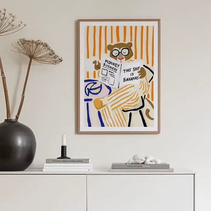 Affiche d'art bohème arc-en-ciel