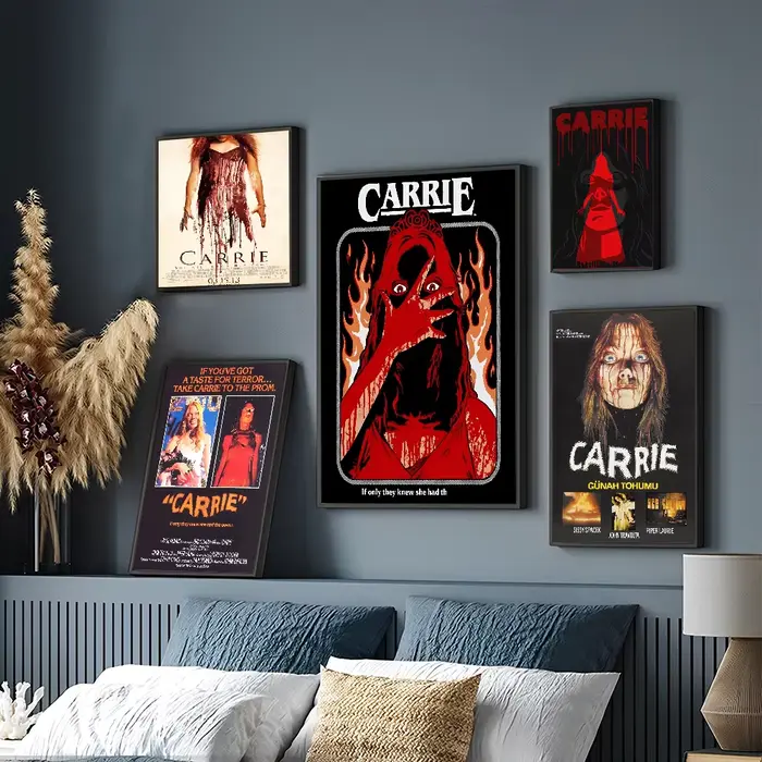 Affiches de film d'horreur rétro classique des années 70