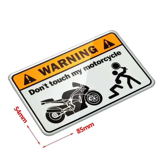 Ne touchez pas ma Moto autocollants Moto décalcomanies réservoir autocollants étui pour Kawasaki Suzuki Ducati Aprilia Honda Yamaha
