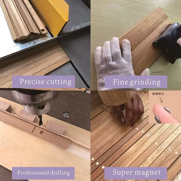 FANYS-Cadre de peinture magnétique en bois, cintre pour photo, affiche, toile, art, 21-70 cm