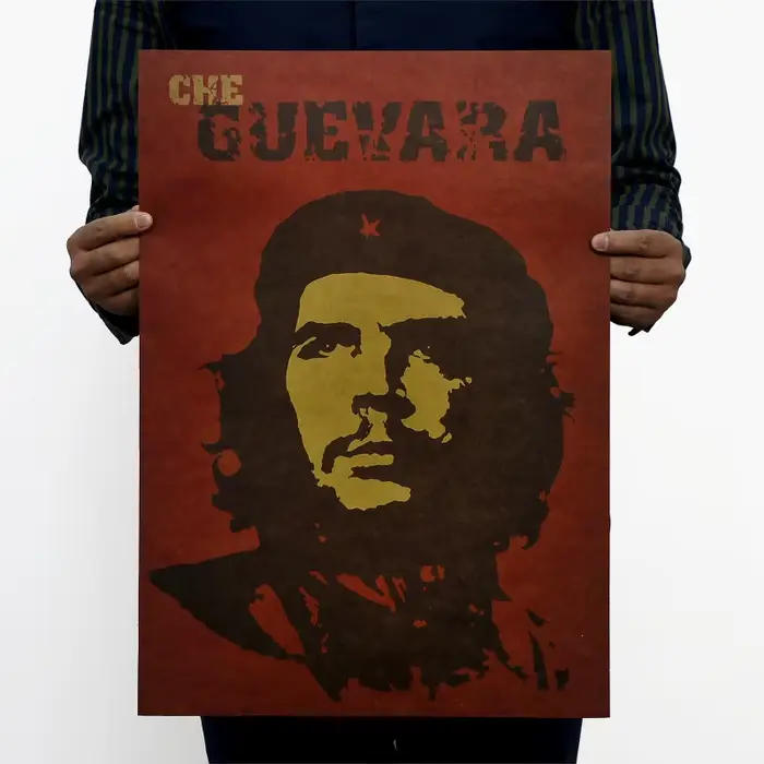 Affiche de Che Guevara, figurines historiques célèbres Vintage, leader spirituel, décoration de mais