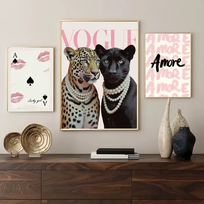 Toile d'animal guépard léopard rose