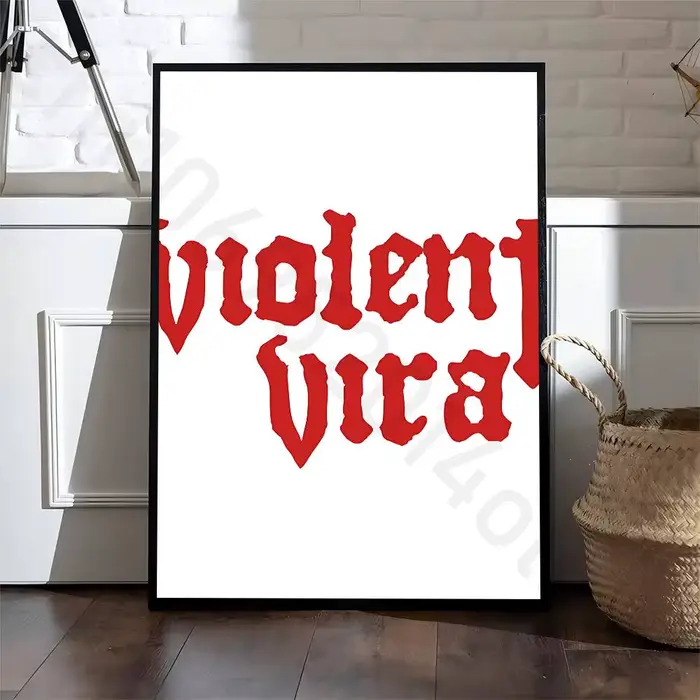 Affiche V-Violent Vira, autocollant mural fantaisie pour salon, bar, peinture décorative vintage