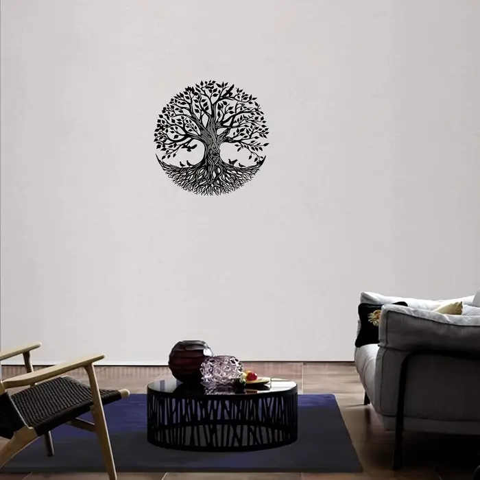 1 morceau de décoration murale arbre de vie