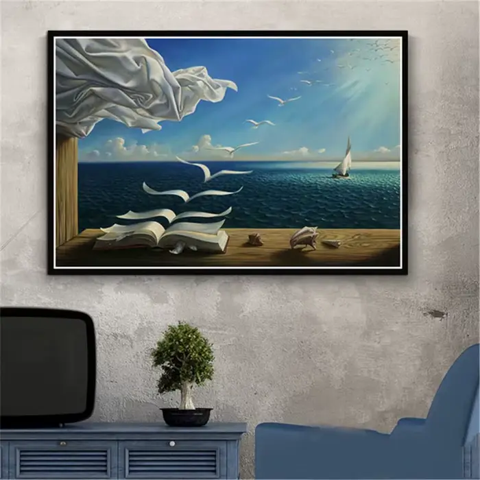 Peinture sur toile de Salvador Dali surréalisme pour la décoration de la maison