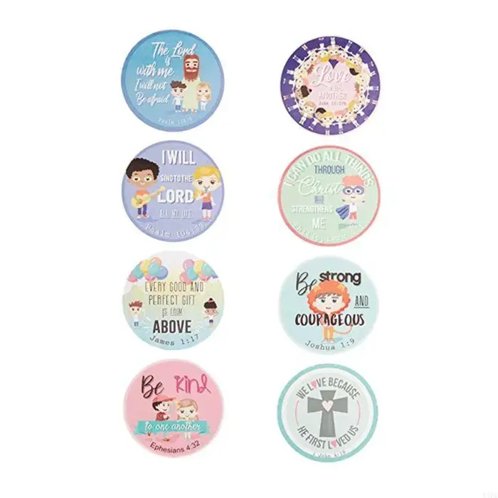 PXPC Christian Decorative Autocollants Stickers Sticky Stickers for Cawer Cards Enveloppes Box
