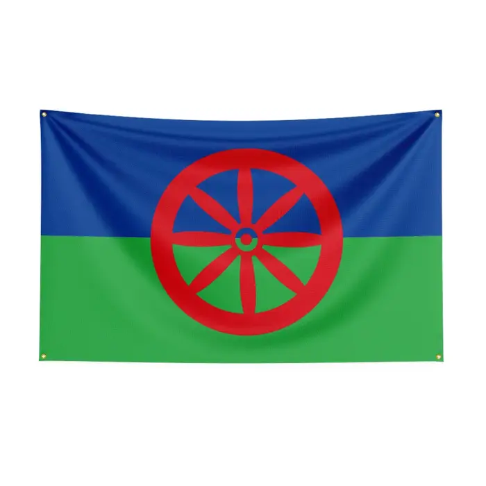 Drapeau des peuples roms pour la décoration