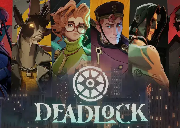 Affiche de jeu classique Deadlock, impressions sur toile de jeu de tir, tableaux muraux Deadlock, dé