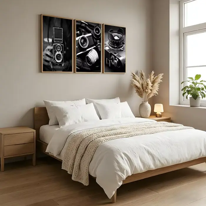 Affiche Photo Vintage noir et blanc