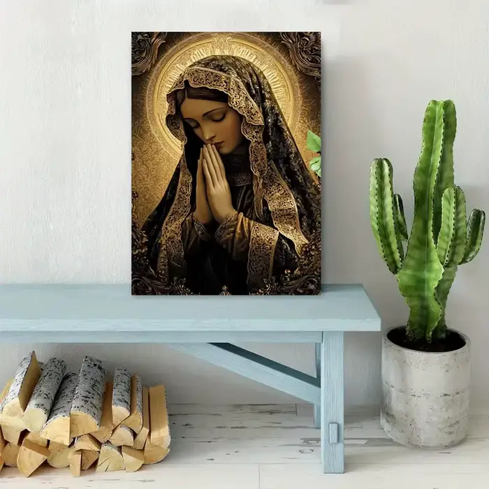 Toile d'art mural de la vierge marie