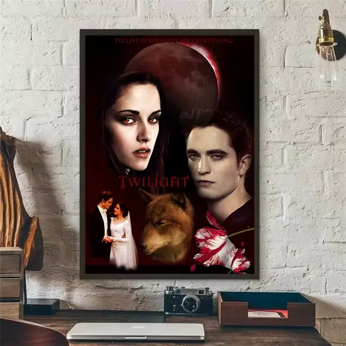 Affiche de Film classique crépuscule Edward Bella