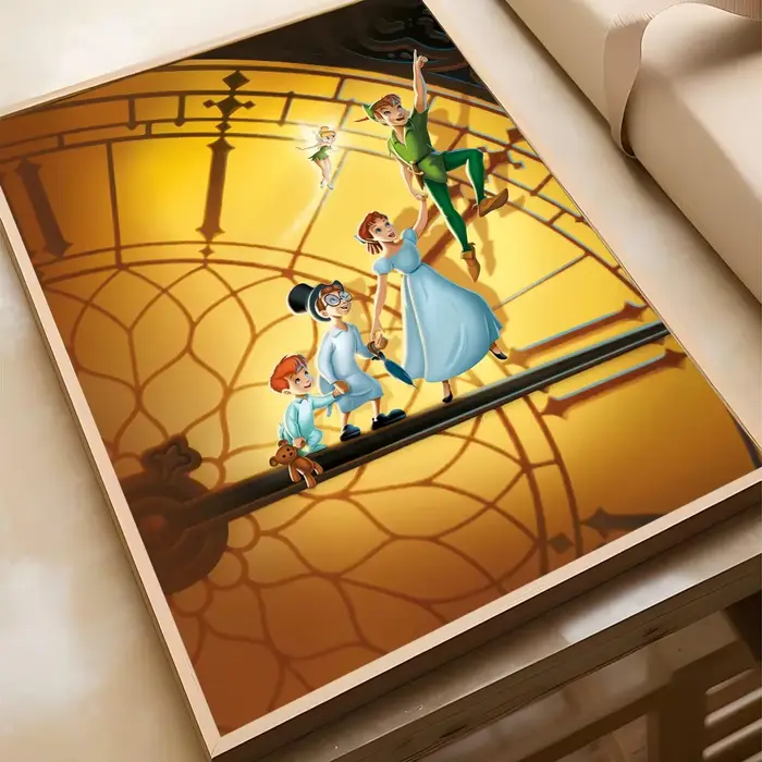 Affiche Autocollante de Film P-Peter saupoudrer en Papier Kraft Rétro