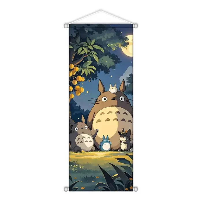 Affiches Murales Décoratives HD Imprimées de Personnages d'Anime Mon Voisin Totoro, Art Mural Décora