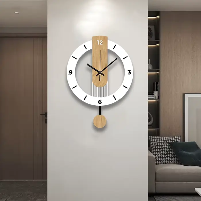 Horloge à pendule créative en acrylique